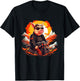 Biker Pig Riding Motorcycle T-Shirt - T-Shirt | Black