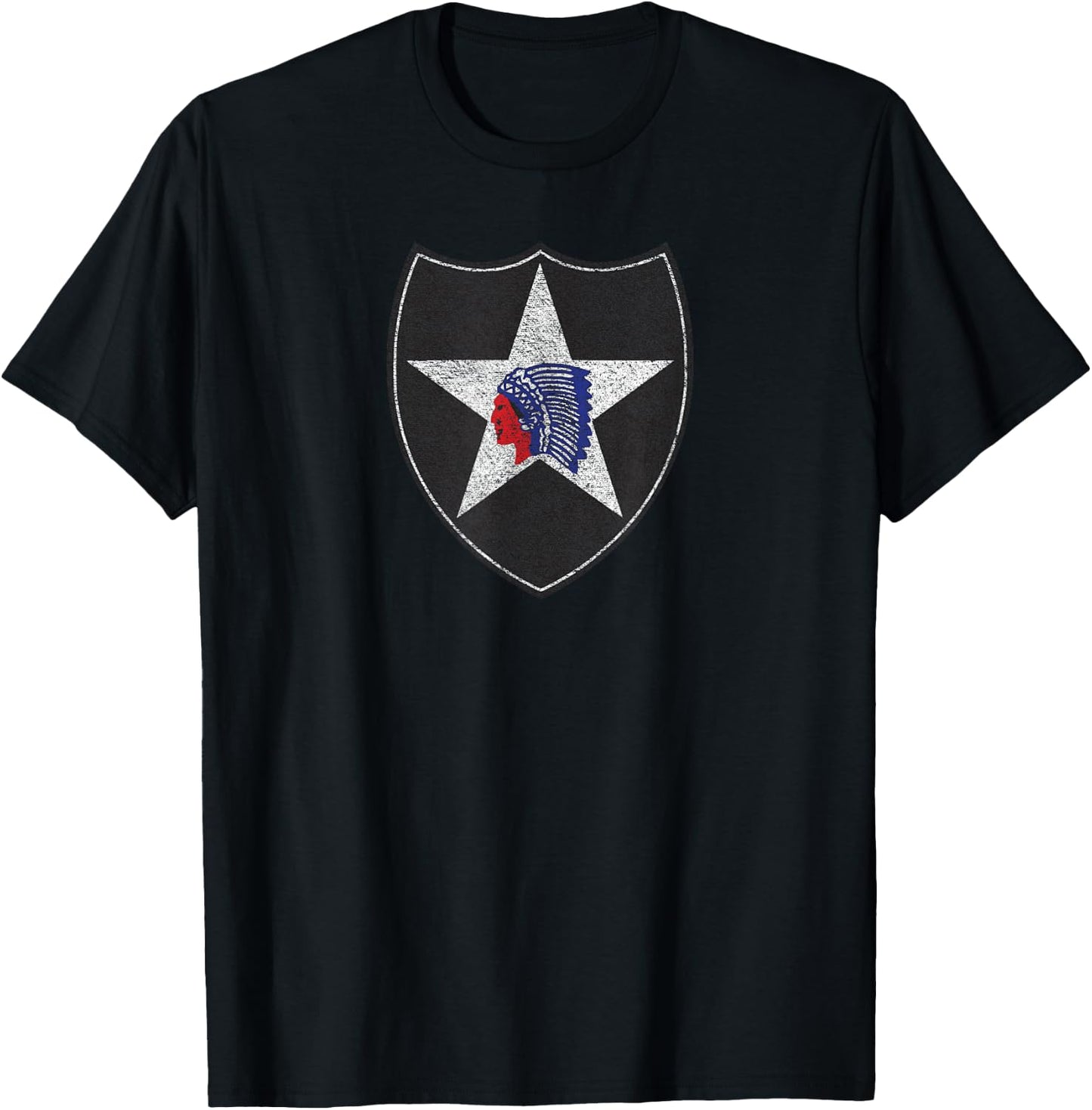 2ND Infantry Division Second Army T-Shirt - T-Shirt | Black