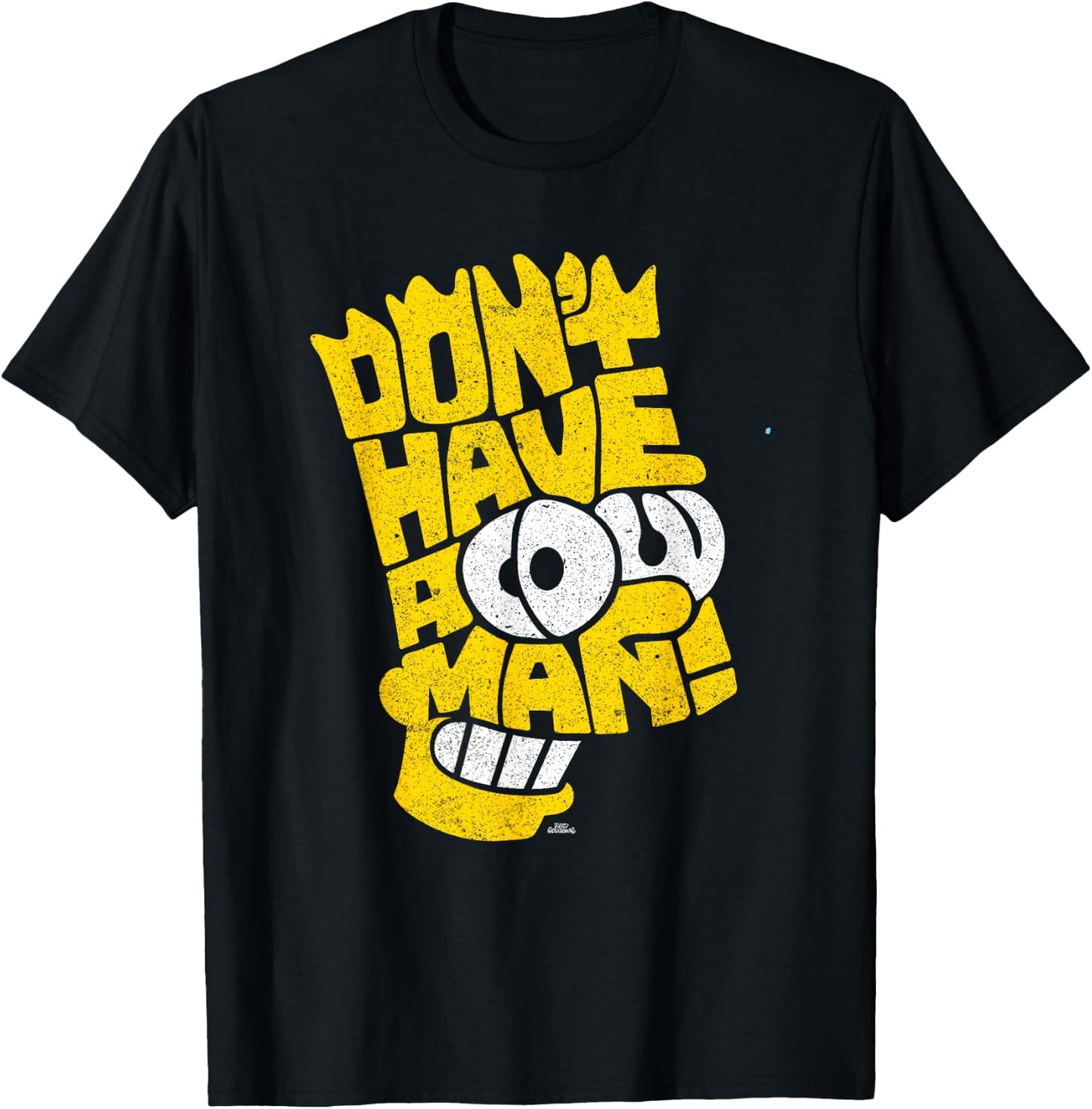 The Simpsons Bart Simpson Don't Have A Cow Man T-Shirt - T-Shirt | Black