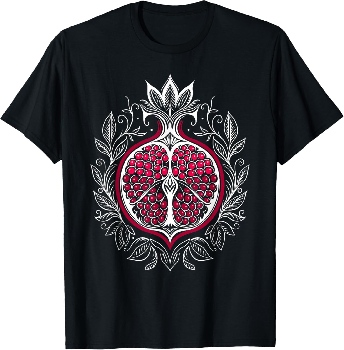 Pomegranate Summer Outfit Trendy Pomegranate Tribal Costume Women Kids T-Shirt - T-Shirt | Black