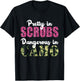 Gift Nurse Pretty in Scrubs Dangerous In Camo Hunting T-Shirt - T-Shirt | Black