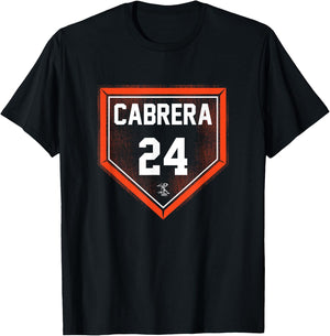 Miguel Cabrera Home Plate Gameday T-Shirt - T-Shirt | Black