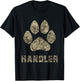 Army Camo MWD Military Working Dogs K-9 Handler Shirt Gift T-Shirt - T-Shirt | Black
