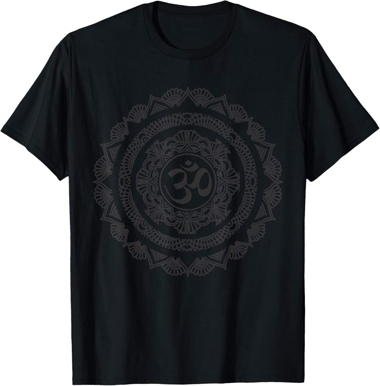 Yoga Mandala Om Symbol Buddha Yogi Gift T-Shirt - T-Shirt | Black
