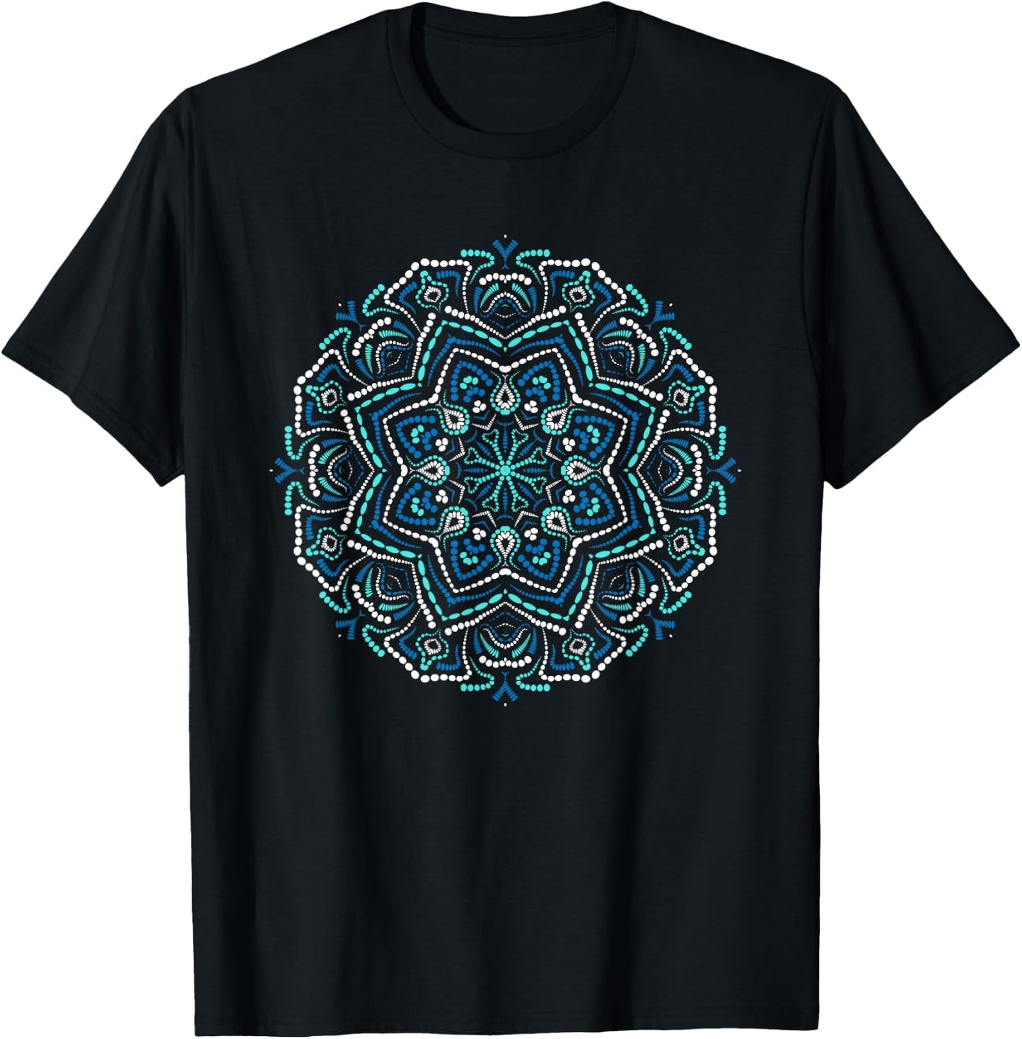 Meditation mandalas - yoga mandala T-Shirt - T-Shirt | Black