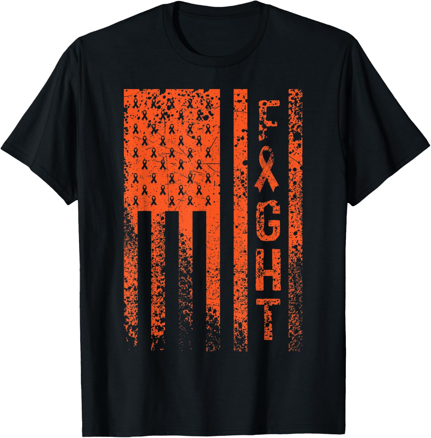 Fight Kidney Cancer Awareness T-Shirt - T-Shirt | Black