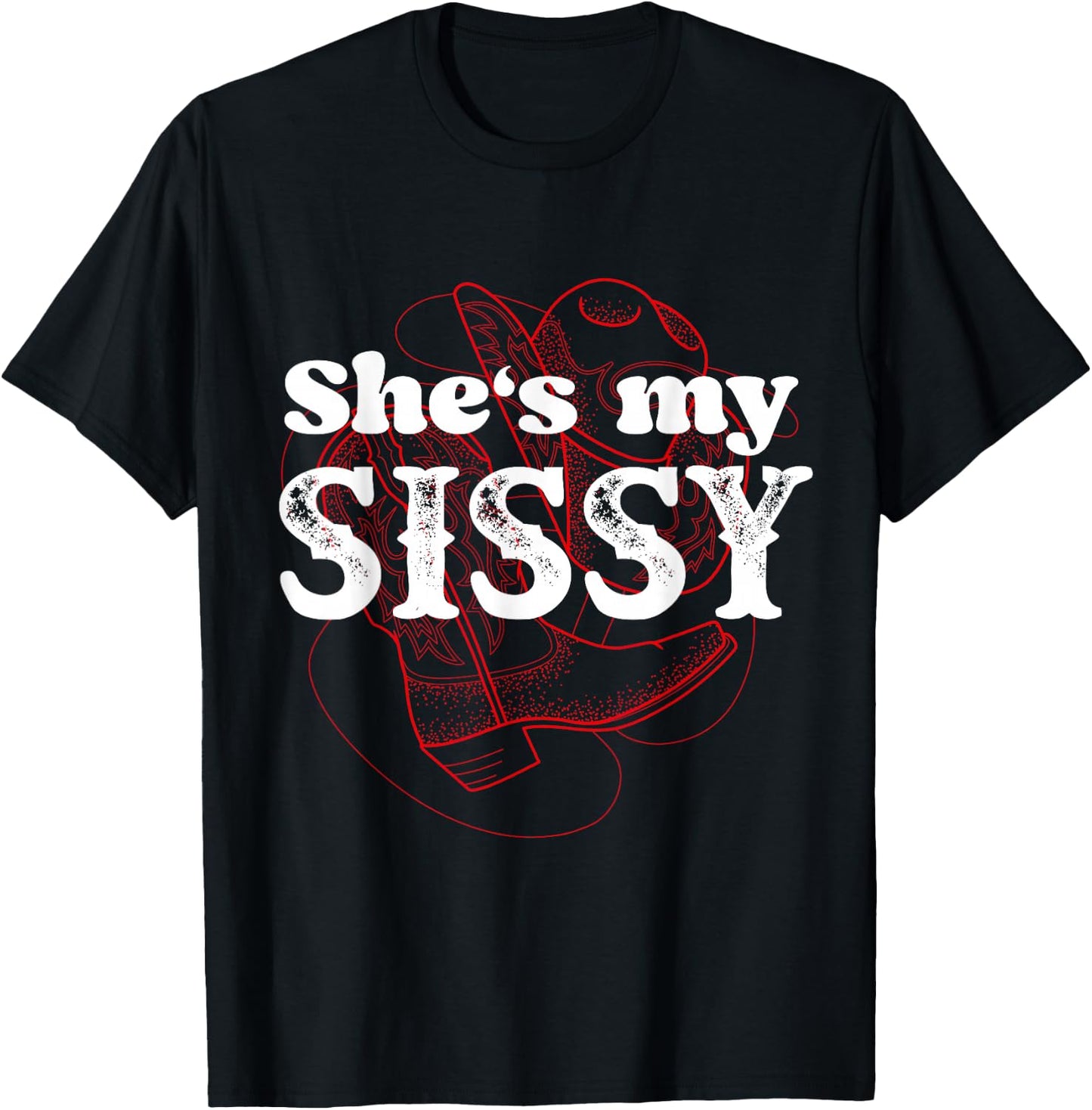 Texas Bud Texas Sissy Square Dance Couple Rodeo T-Shirt - T-Shirt | Black