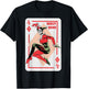 DC Comics Batman Harley Quinn Playing Card Small T-Shirt - T-Shirt | Black
