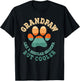 Grandpaw Dog Grandpa Grandfather Funny Grand Paw Retro Men T-Shirt - T-Shirt | Black