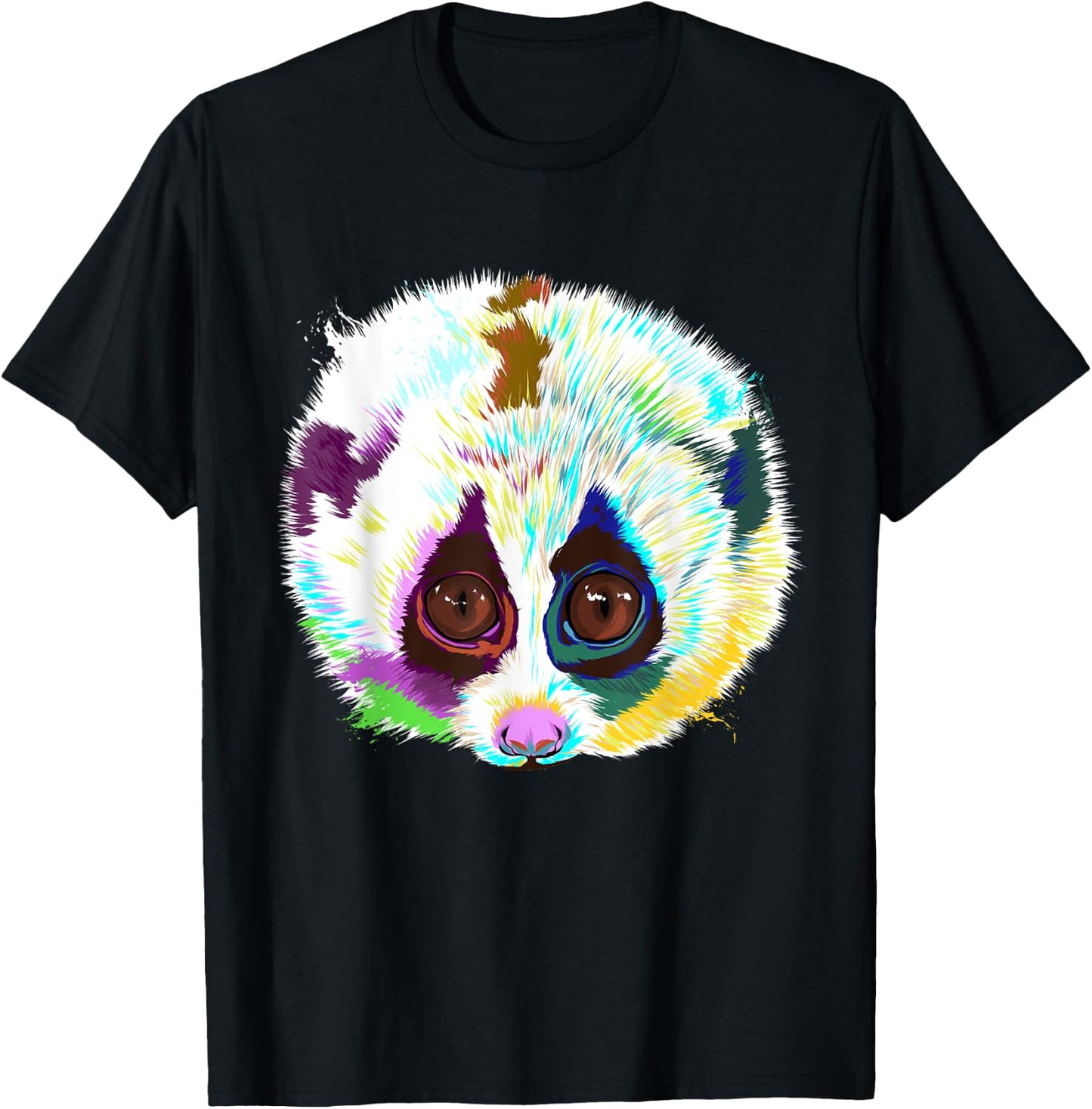 Splash Slow Loris T-Shirt - T-Shirt | Black