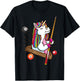 Billiard unicorn workhorse pool shirt girls snooker T-Shirt - T-Shirt | Black