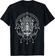 Hand of Fatima - Chamsa - Esoteric Spiritual Yoga T-Shirt - T-Shirt | Black
