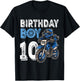 Motocross MX 10th Gift 10 Year Old Dirt Bike Birthday Party T-Shirt - T-Shirt | Black