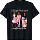 Educated Melanated Sagittarius GIrl Black Woman Zodiac Girls T-Shirt - T-Shirt | Black