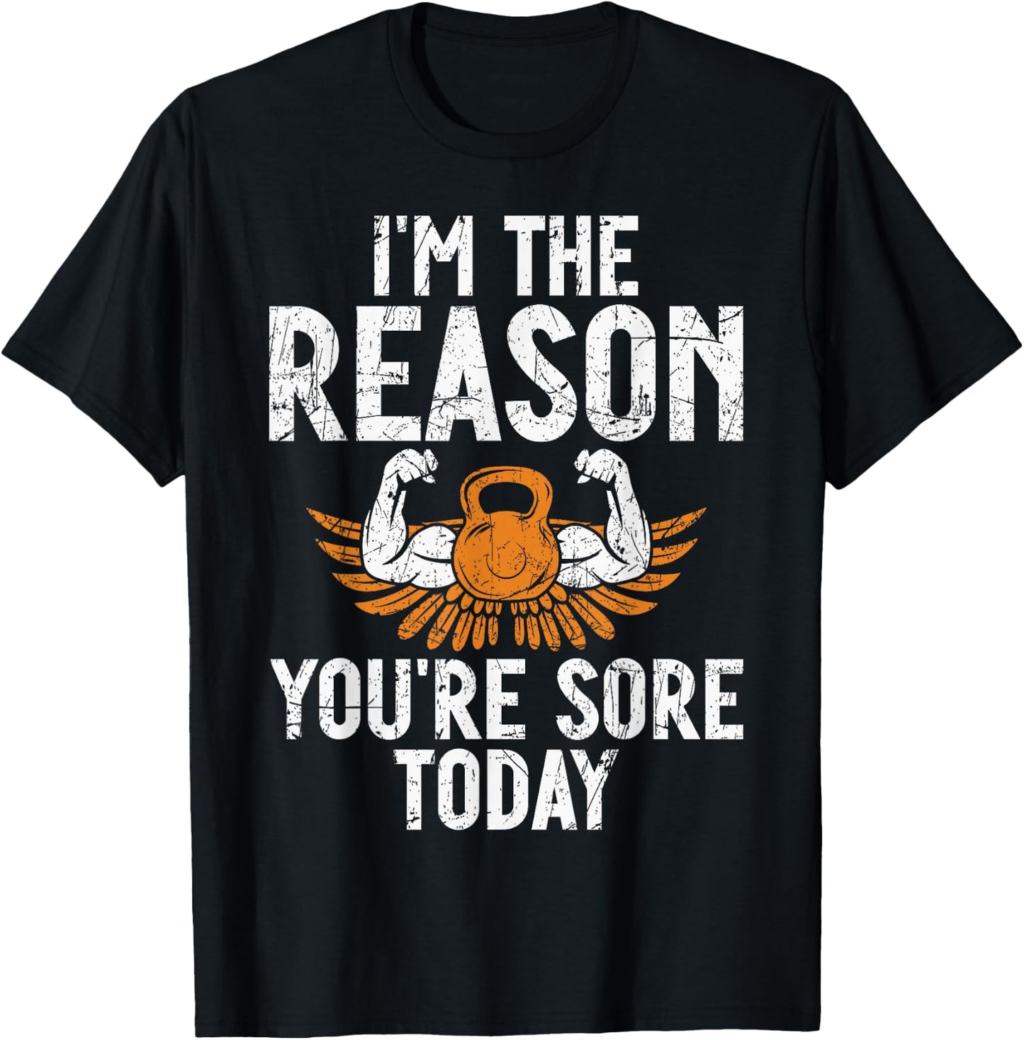 Personal Trainer Gifts Im the Reason you are sore today -Adults Black Small T-Shirt - T-Shirt | Black