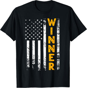 Winner US Winner T-Shirt - T-Shirt | Black