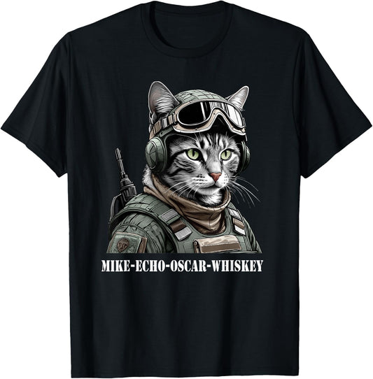 Tactical Cat or Tacticat Women T-Shirt - T-Shirt | Black