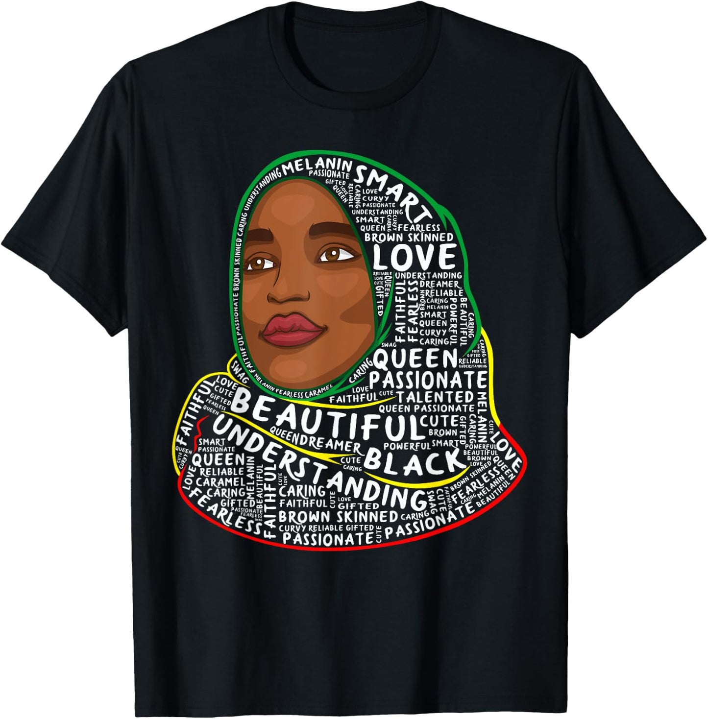 Ilhan Omar Black History Month Women African Muslim Hijab T-Shirt - T-Shirt | Black