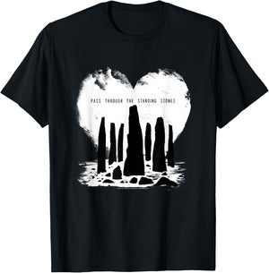 Outlander Pass Through The Standing Stones T-Shirt - T-Shirt | Black
