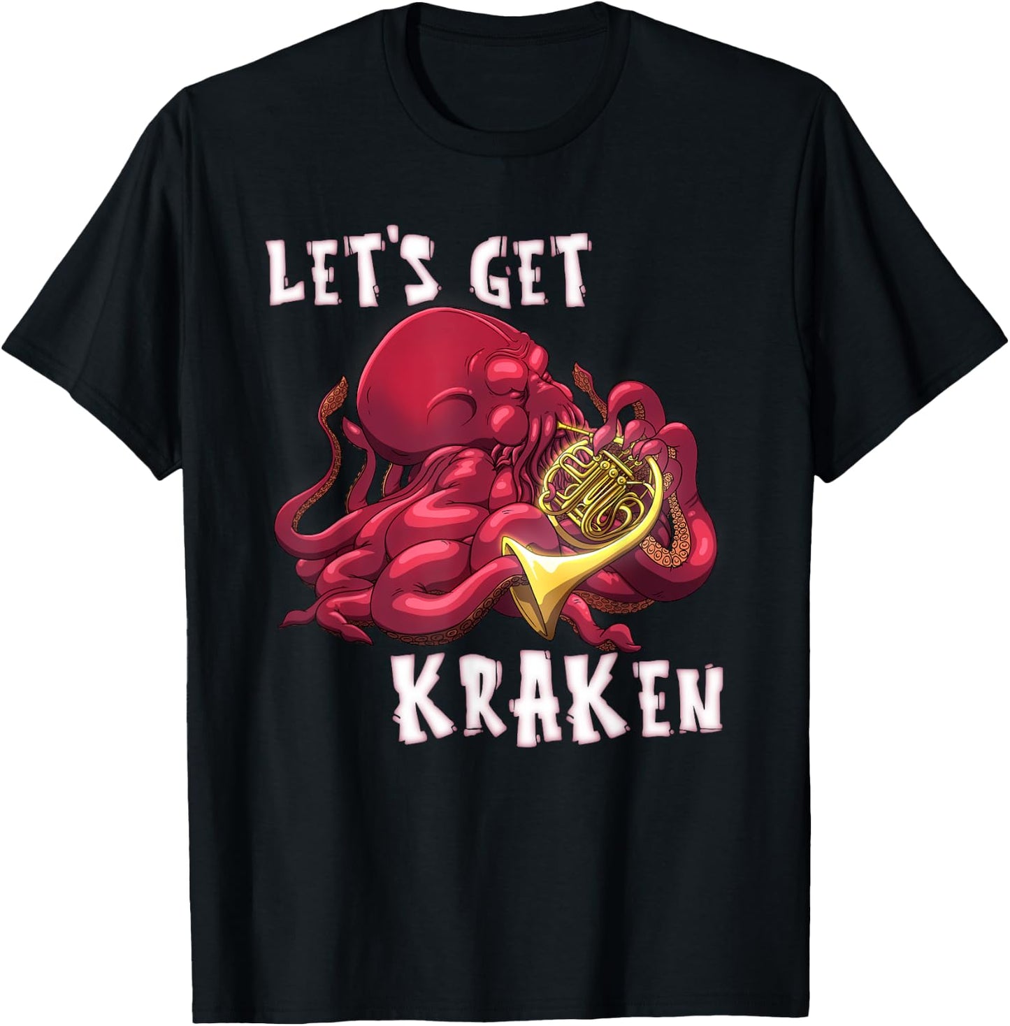 JPerezMusic Let's Get Kraken T-Shirt - T-Shirt | Black