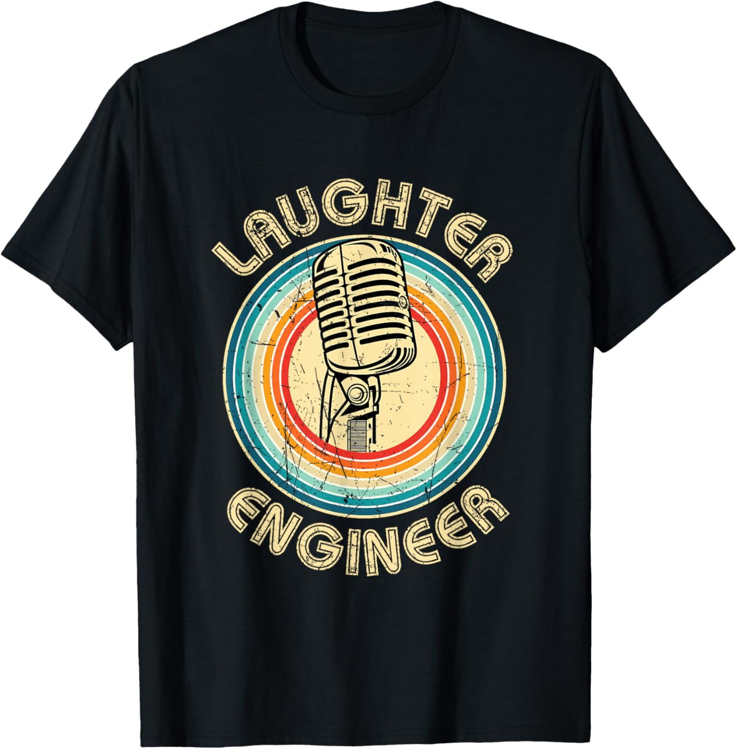 Stand Up Comedian Humor Open Mic Funny Stand Up Comedy T-Shirt - T-Shirt | Black