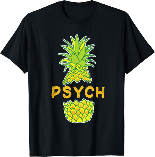 Be A Pineapple Psych Pineapple T-Shirt - T-Shirt | Black