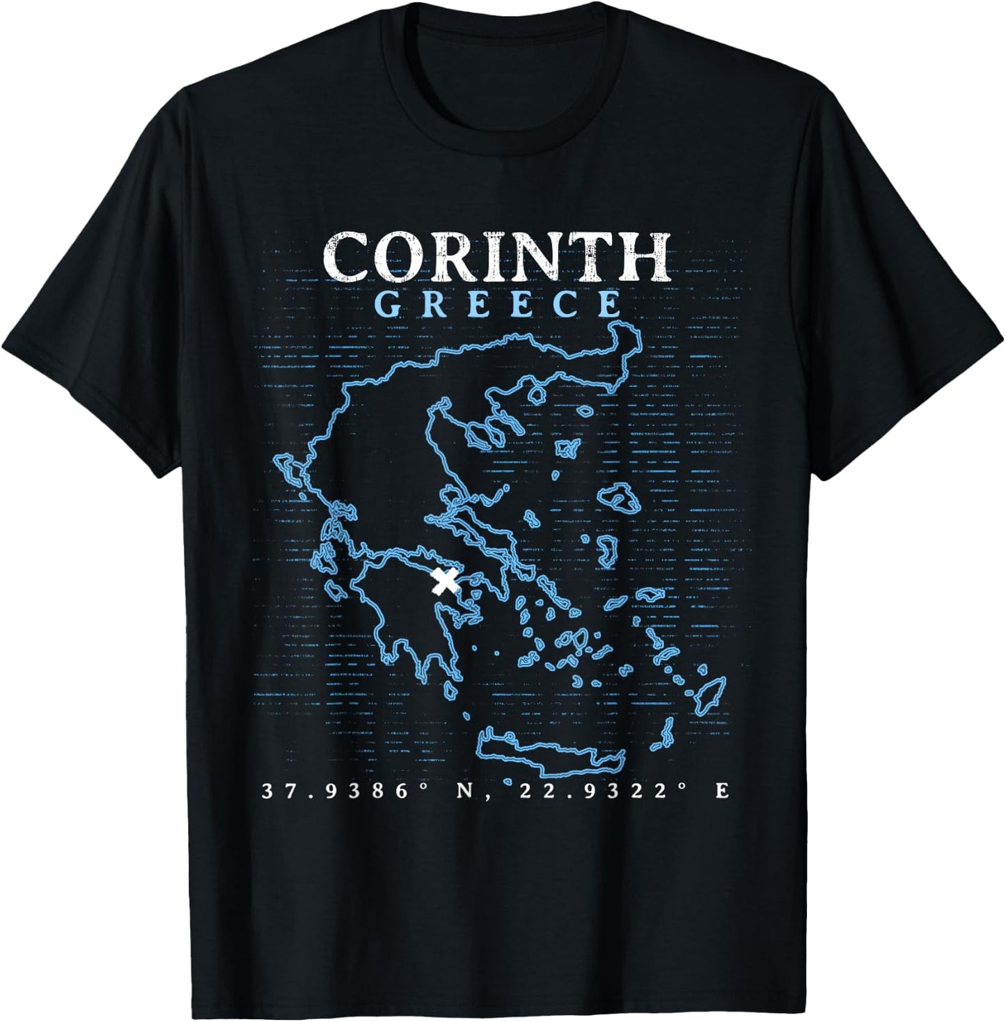 Greece Corinth T-Shirt - T-Shirt | Black