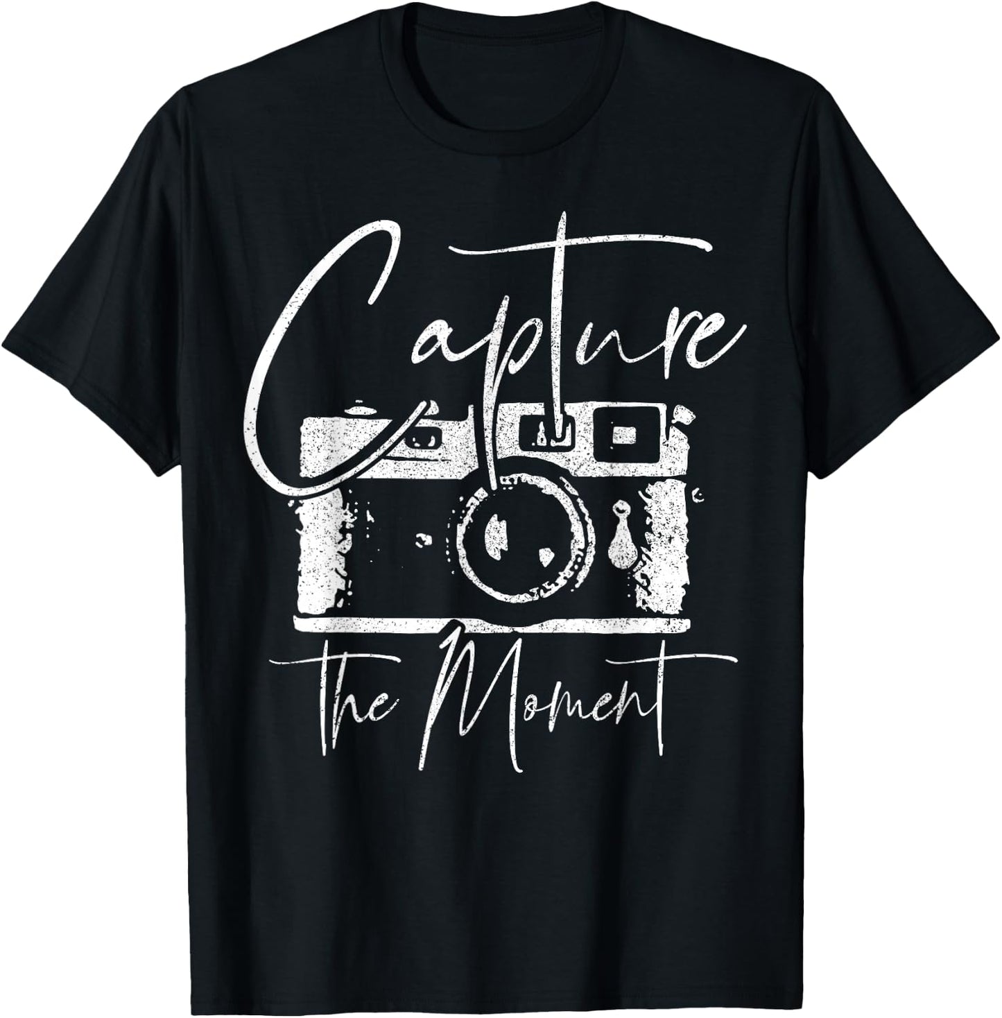 Photographer Gift Vintage Camera Photography T-Shirt - T-Shirt | Black