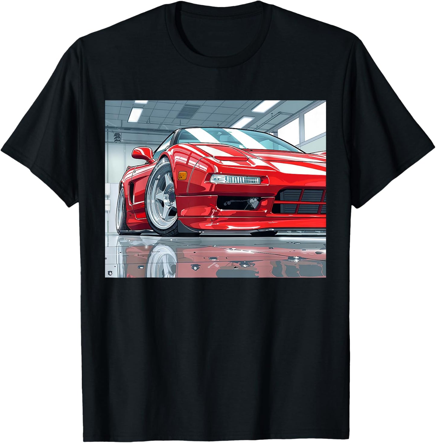 JDM NSX Car Scene Tuning Drift Import T-Shirt - T-Shirt | Black