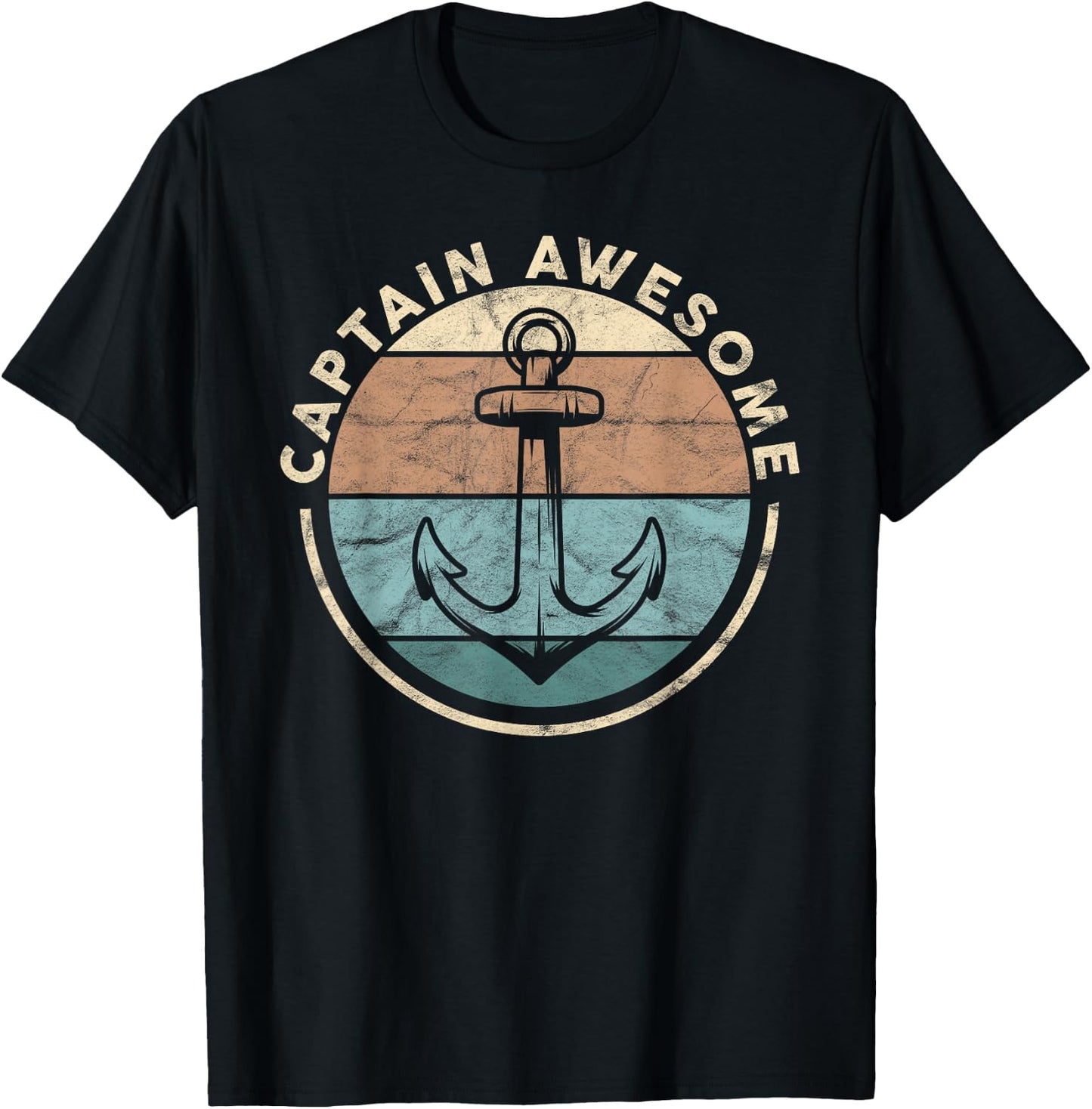 Funny Sailing Boating Sailor Boat Captain Awesome T-Shirt - T-Shirt | Black