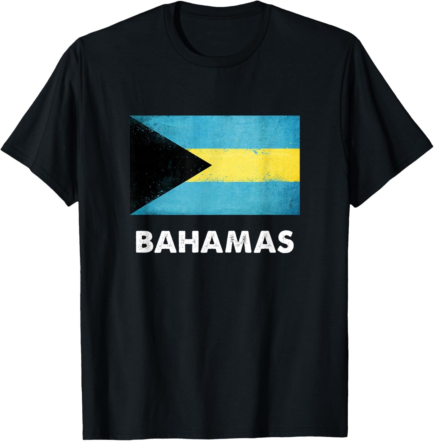 Bahamas Flag | Bahamian T-Shirt - T-Shirt | Black