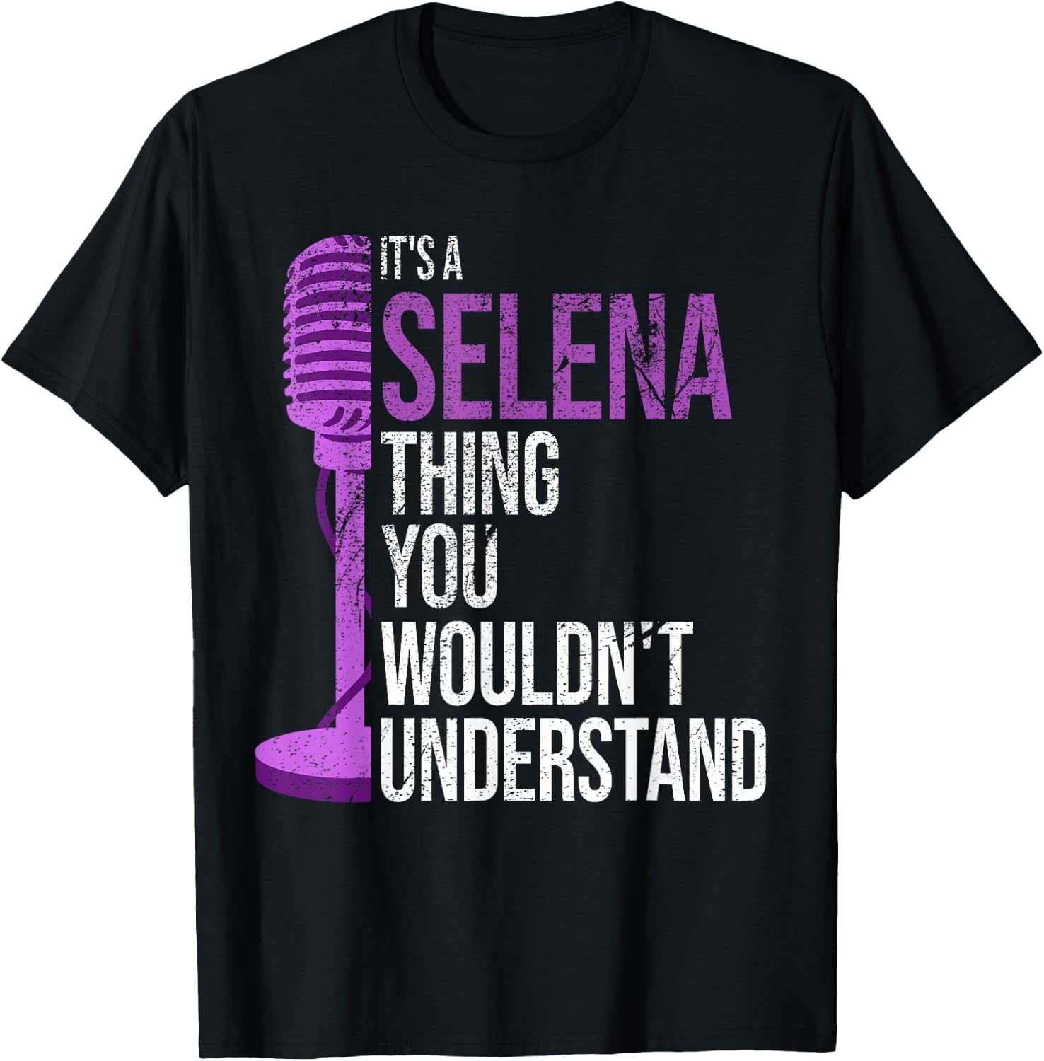 It's a Selena Thing you wouldn't Understand - Funny Selena T-Shirt - T-Shirt | Black