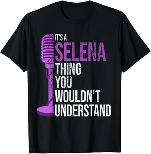 It's a Selena Thing you wouldn't Understand - Funny Selena T-Shirt - T-Shirt | Black