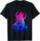 Bi Pride Bisexuality Bisexual Flag Howling Wolf Bisexual T-Shirt - T-Shirt | Black