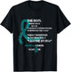 Cancer Fighter Gift Cervical Cancer Awareness T-Shirt - T-Shirt | Black