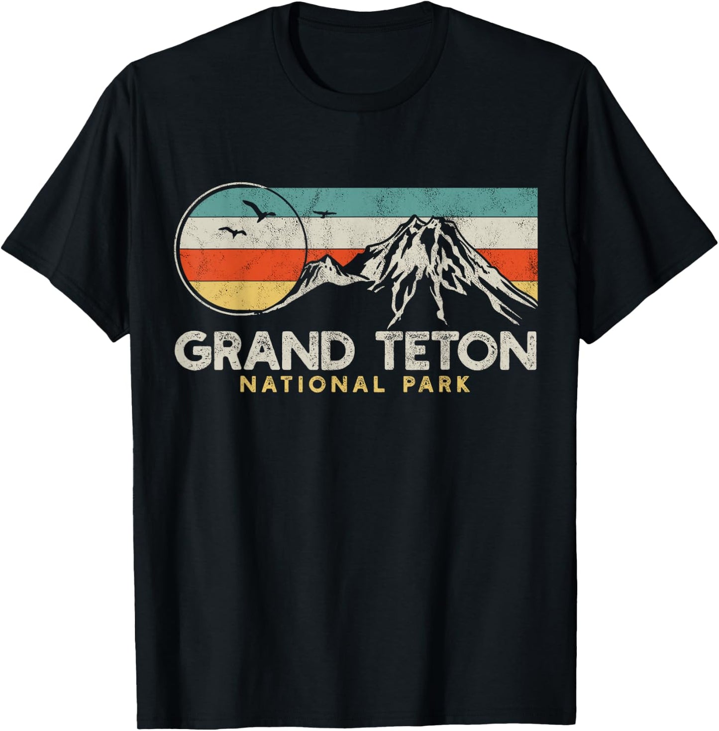 Grand Teton National Park T-Shirt - T-Shirt | Black