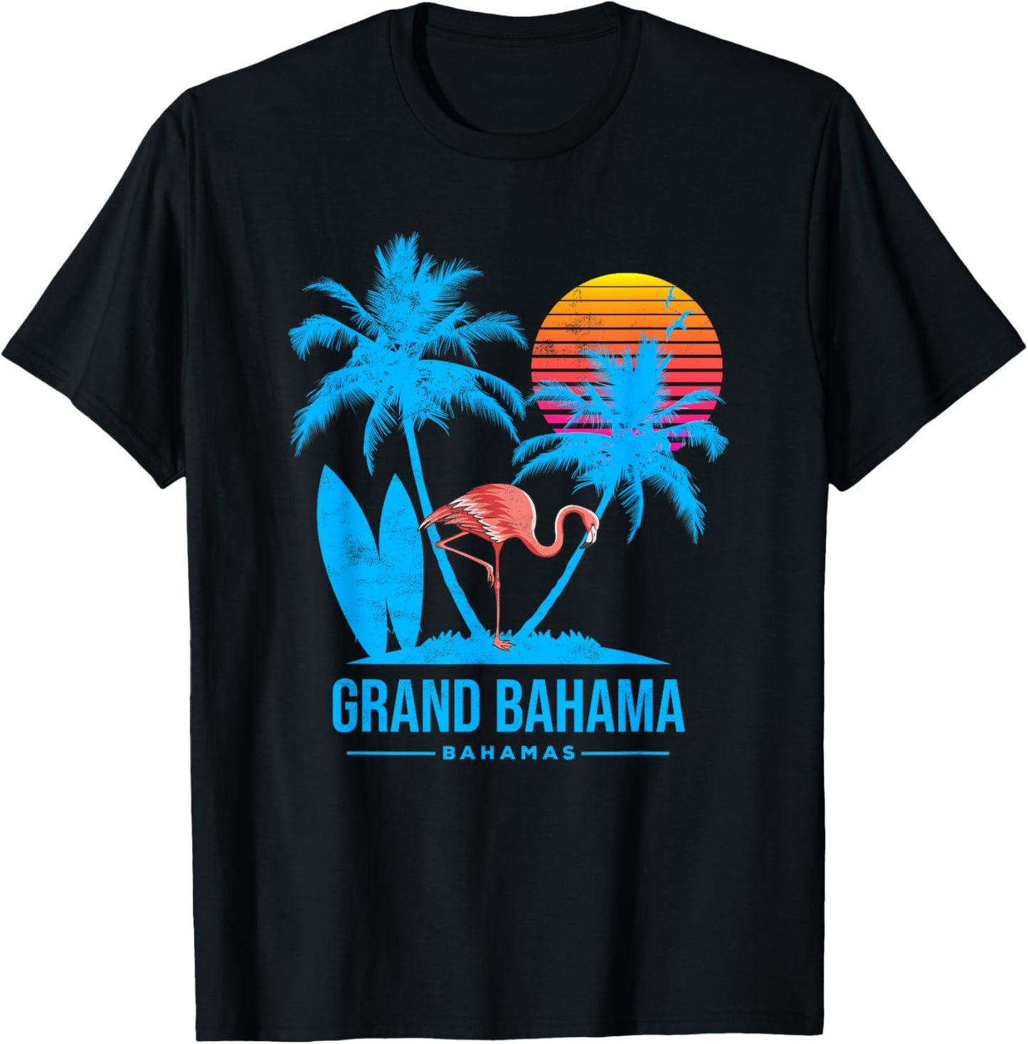 Bahamas, Grand Bahama T-Shirt - T-Shirt | Black
