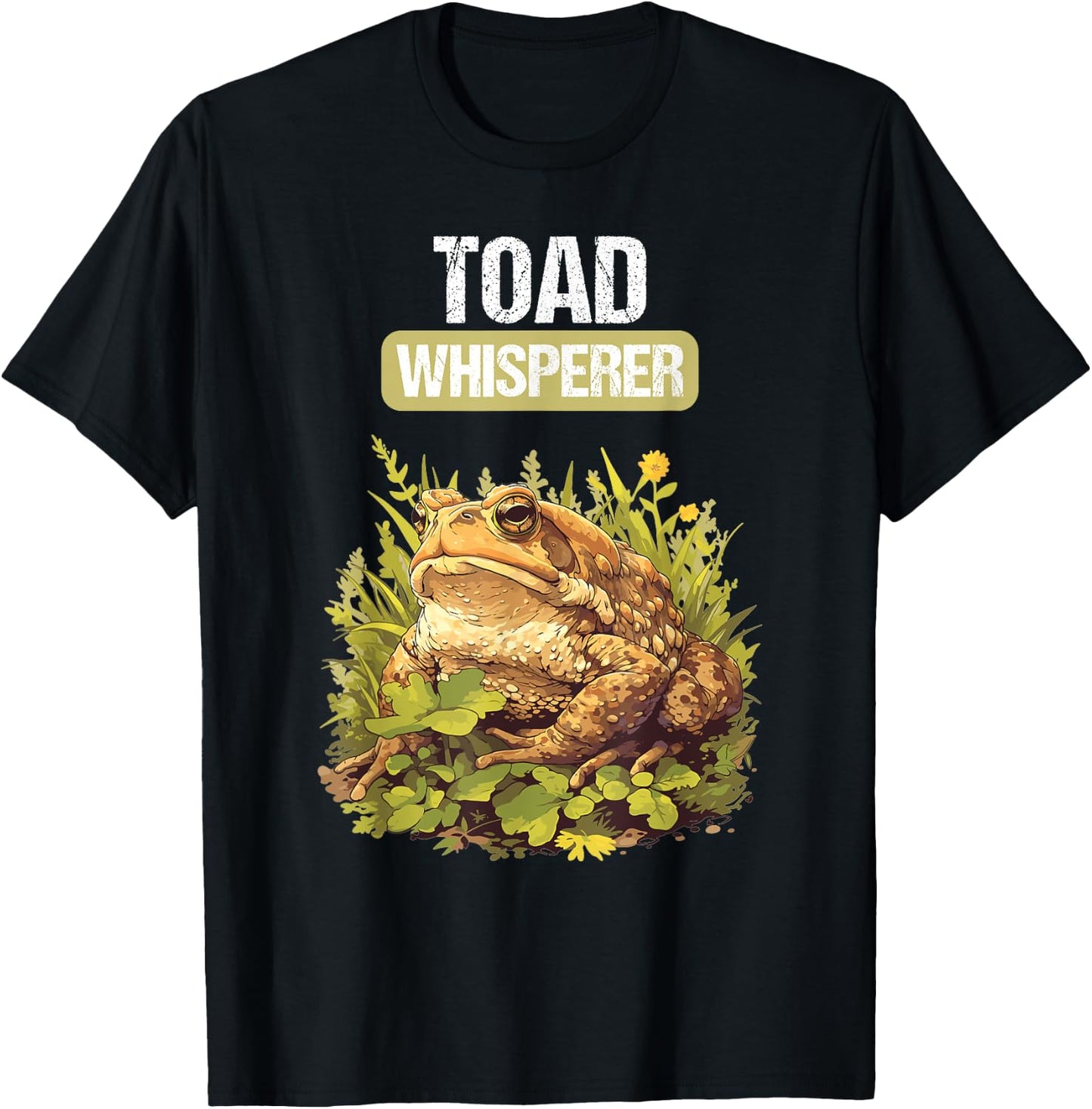 Toads Lovers Toad Whisperer T-Shirt - T-Shirt | Black