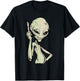 Alien Middle Finger Adult Humour Funny Novelty T-Shirt - T-Shirt | Black
