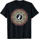 Indian Classical Dance - Mandala Design T-Shirt - T-Shirt | Black