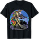 Unicorn Shooting A Gun I Unicorn Warrior I Soldier Unicorn T-Shirt - T-Shirt | Black
