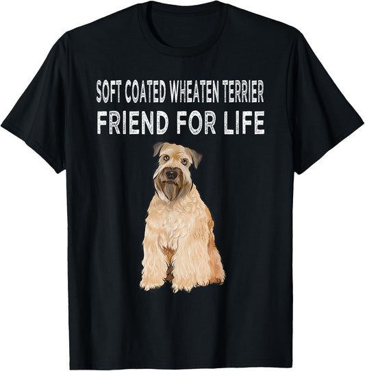 Soft Coated Wheaten Terrier Friend For Life Dog Friendship Women T-Shirt - T-Shirt | Black
