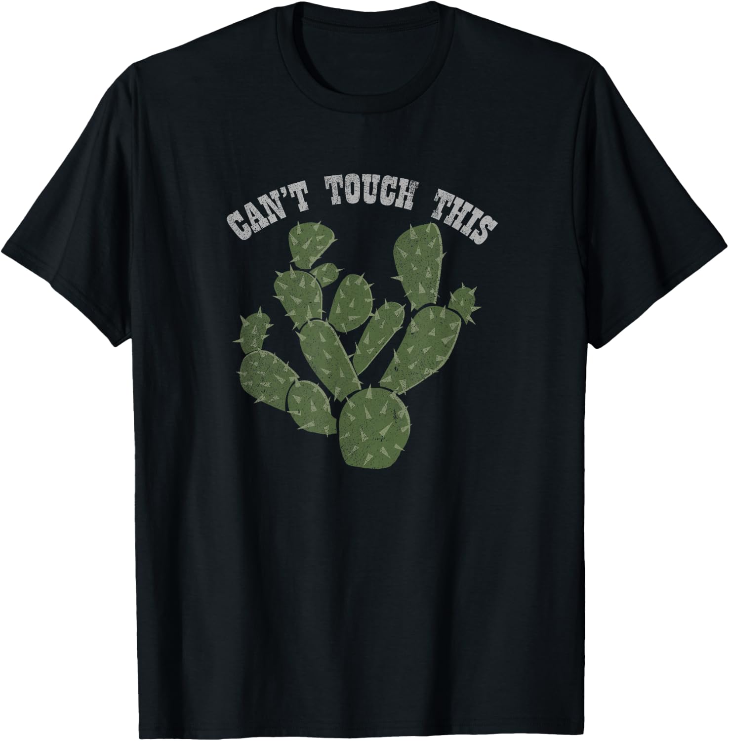 Can't Touch this Cactus Funny T-Shirt - T-Shirt | Black