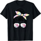 Funny Mamacorn Unicorn Costume Mom messy hair bun mother day T-Shirt - T-Shirt | Black