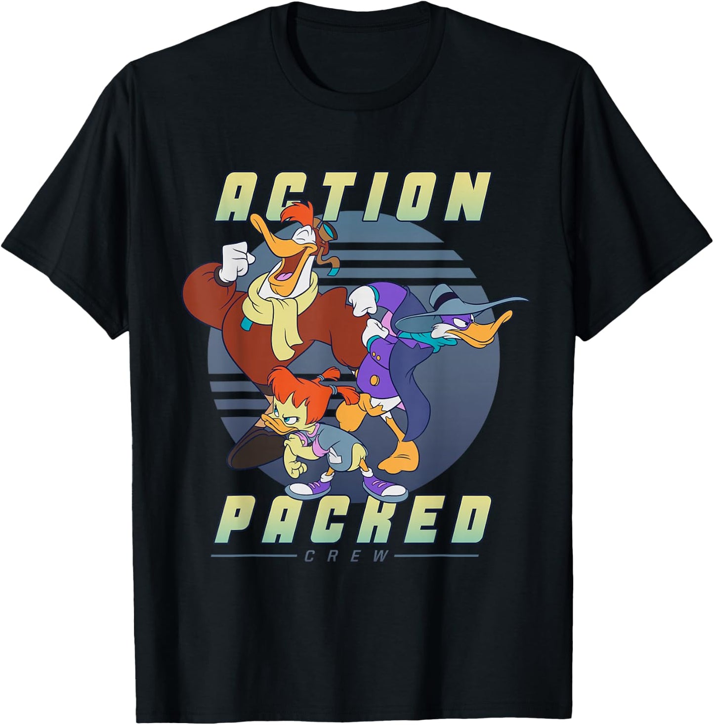 Disney Darkwing Duck Action Packed Crew T-Shirt - T-Shirt | Black