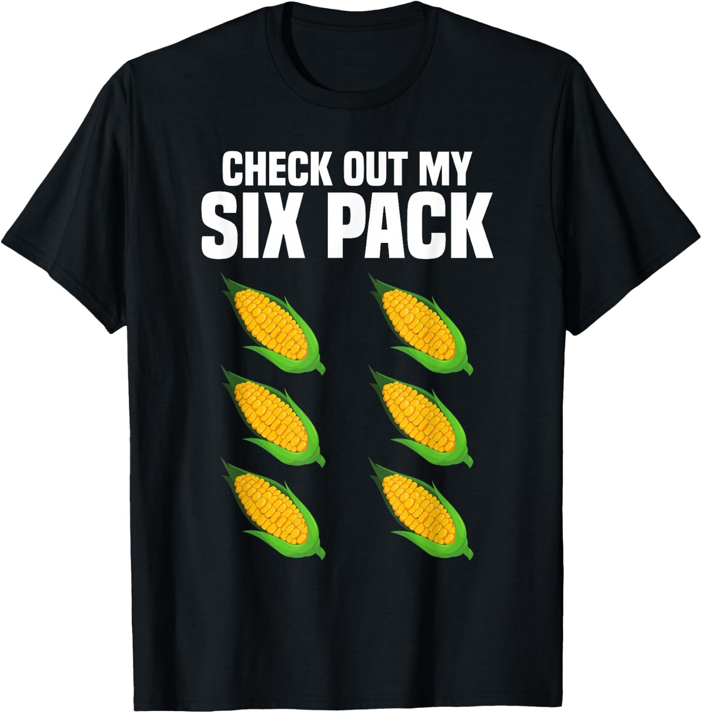 Funny Crop Corn Cob Corn Farmer Farming Corn Maize Men T-Shirt - T-Shirt | Black