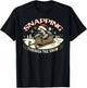 Snapping Turtle Santa Christmas T-Shirt - T-Shirt | Black