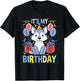 Its My 3rd Birthday Wolf T-Shirt - T-Shirt | Black