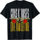Official Guns N' Roses Live and Let Die T-Shirt - T-Shirt | Black