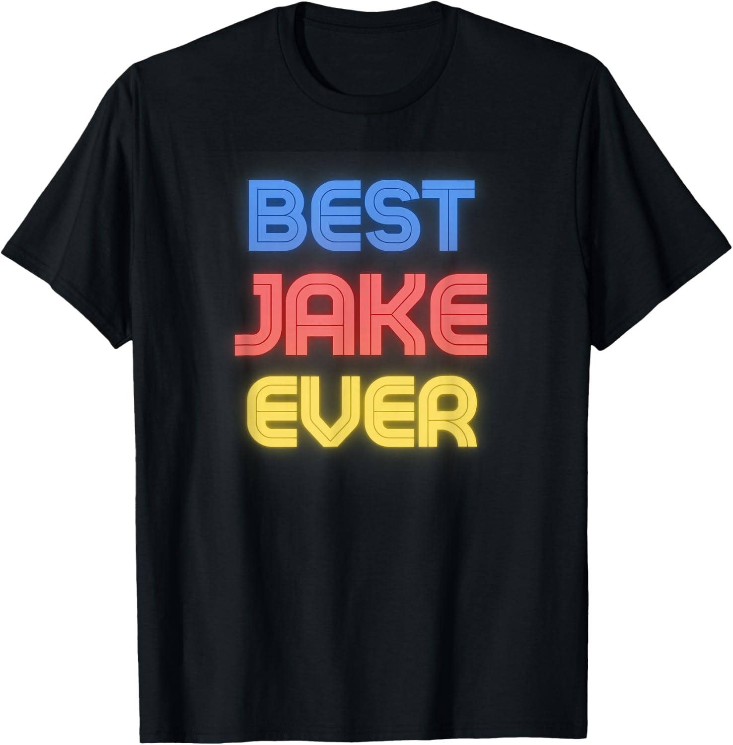 Best Jake Ever - Funny Jake Name Jake T-Shirt - T-Shirt | Black